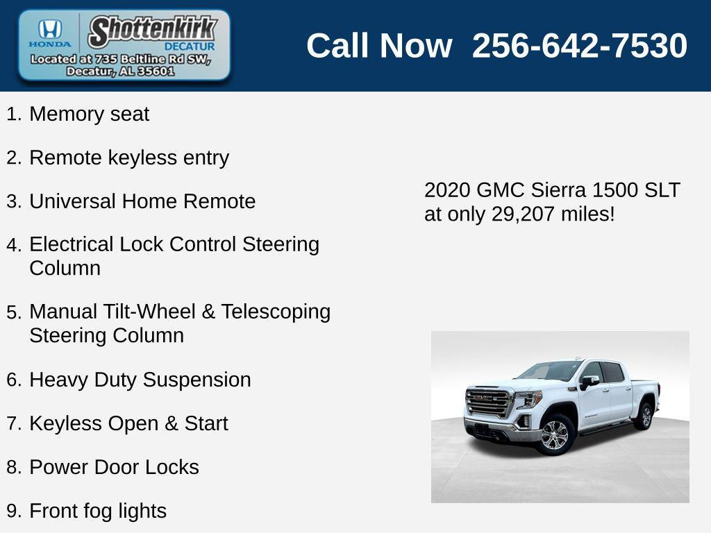 used 2020 GMC Sierra 1500 car, priced at $39,989