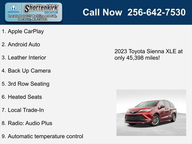 used 2023 Toyota Sienna car, priced at $39,997
