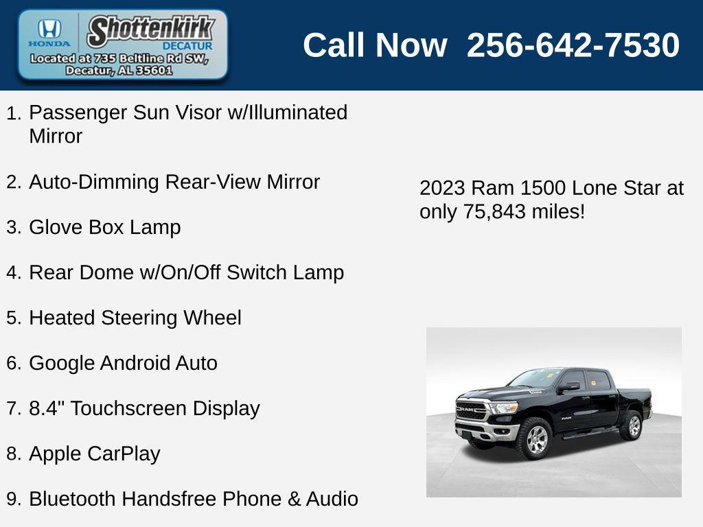 used 2023 Ram 1500 car, priced at $33,285