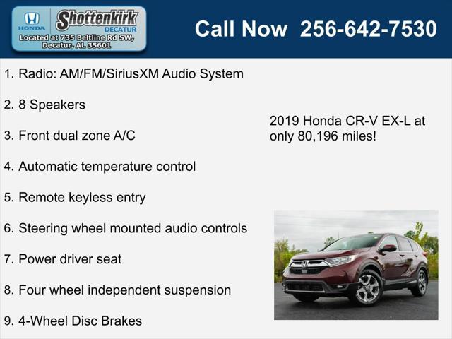 used 2019 Honda CR-V car, priced at $21,948