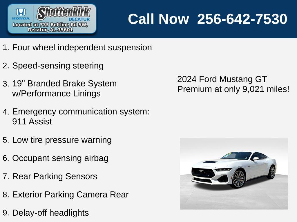 used 2024 Ford Mustang car, priced at $46,791