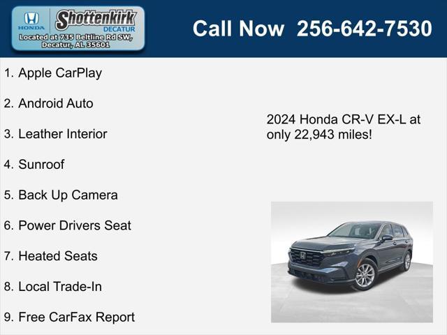 used 2024 Honda CR-V car, priced at $33,256