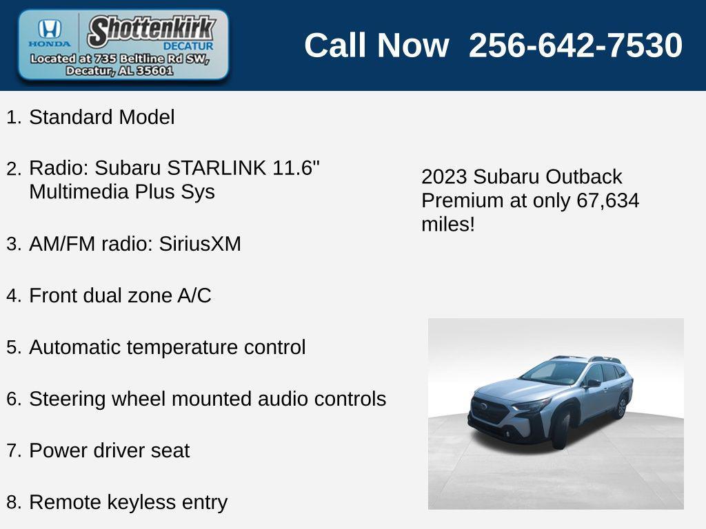 used 2023 Subaru Outback car, priced at $25,085