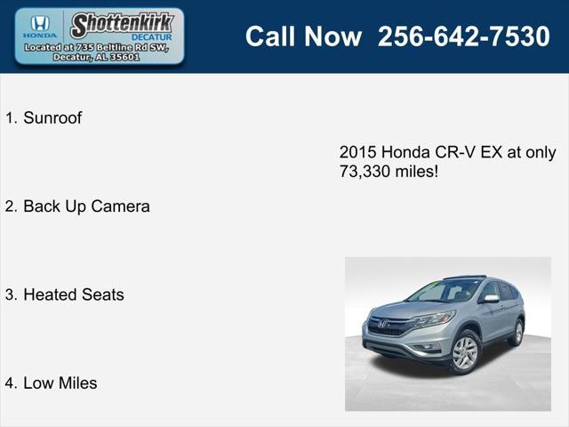 used 2015 Honda CR-V car, priced at $17,326