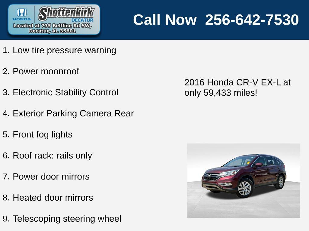 used 2016 Honda CR-V car, priced at $20,606