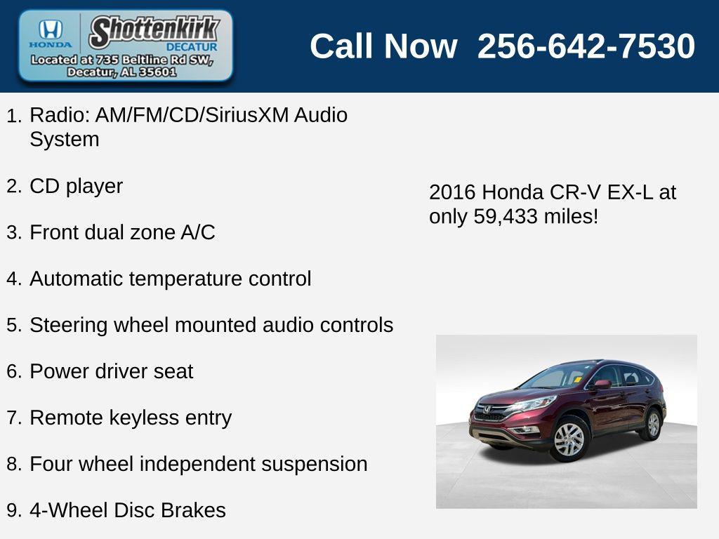 used 2016 Honda CR-V car, priced at $20,606
