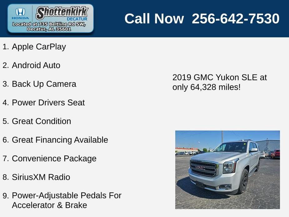 used 2019 GMC Yukon car, priced at $33,334