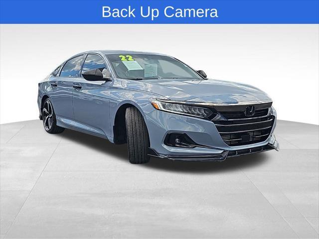 used 2022 Honda Accord car, priced at $25,475