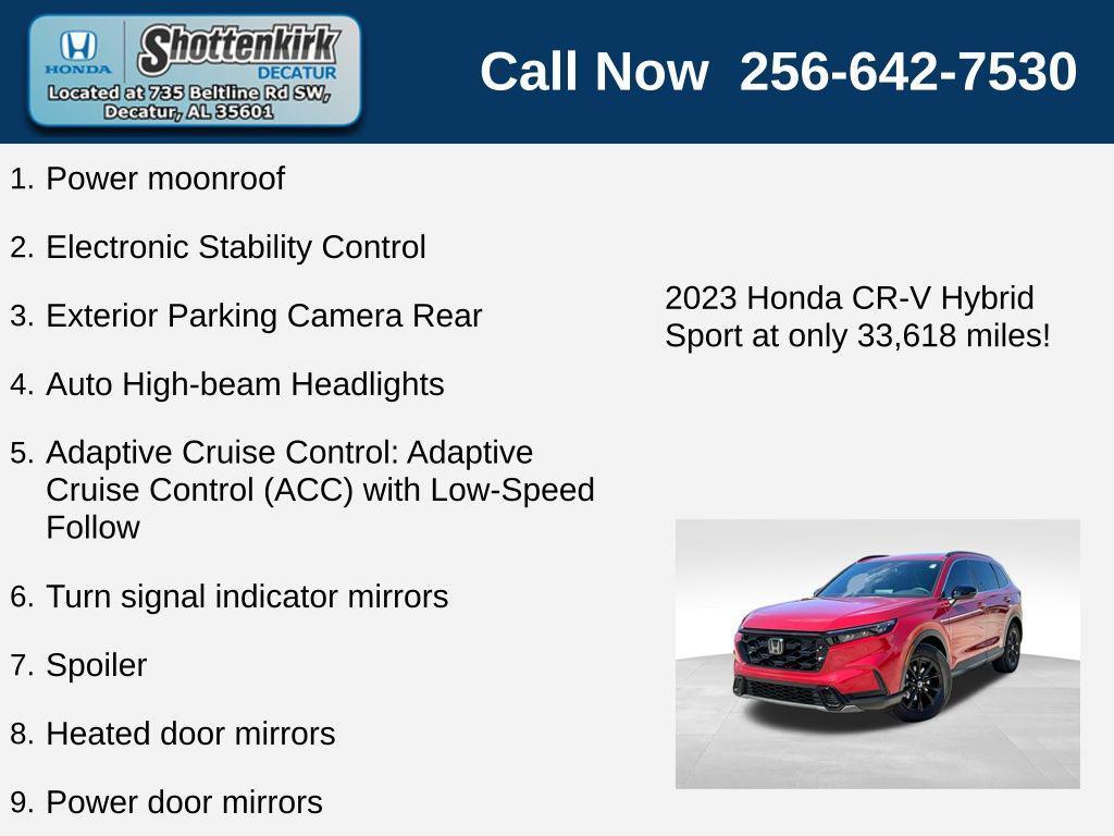 used 2023 Honda CR-V Hybrid car, priced at $29,309