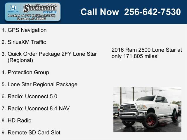 used 2016 Ram 2500 car, priced at $34,999