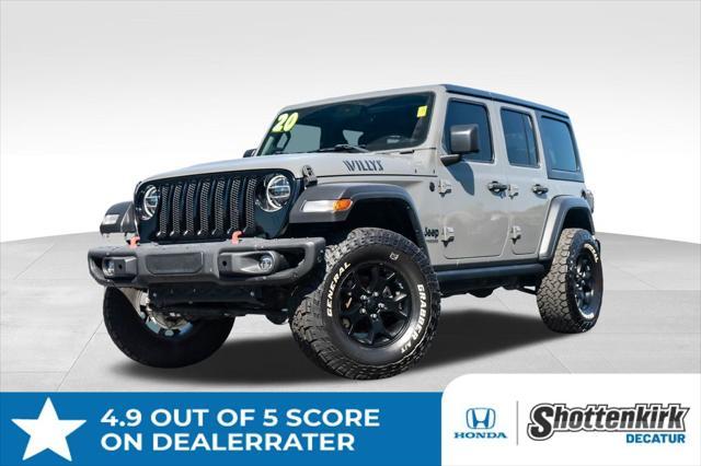 used 2020 Jeep Wrangler Unlimited car, priced at $34,759