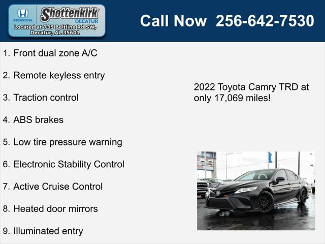 used 2022 Toyota Camry car, priced at $36,991