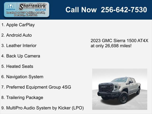 used 2023 GMC Sierra 1500 car, priced at $66,829