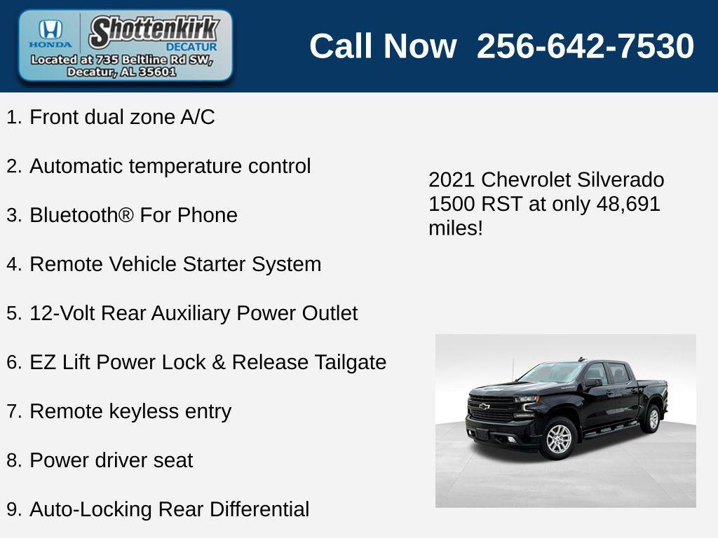 used 2021 Chevrolet Silverado 1500 car, priced at $39,359