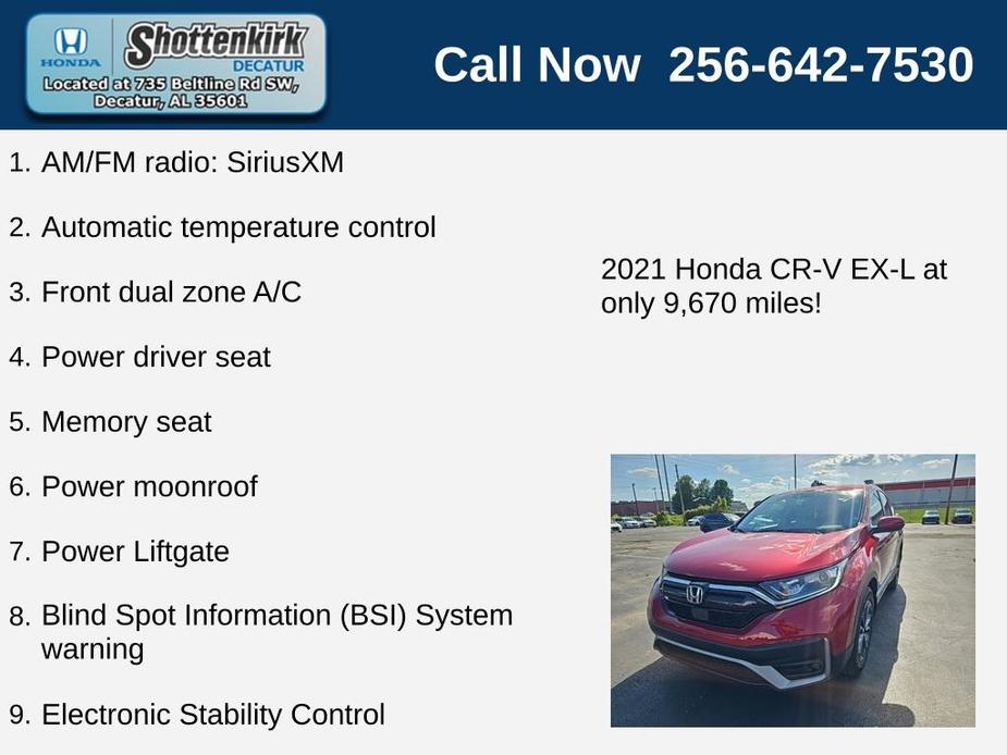 used 2021 Honda CR-V car, priced at $29,993