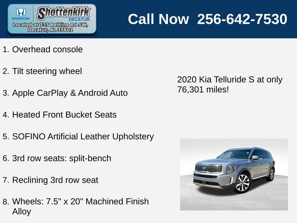used 2020 Kia Telluride car, priced at $22,905