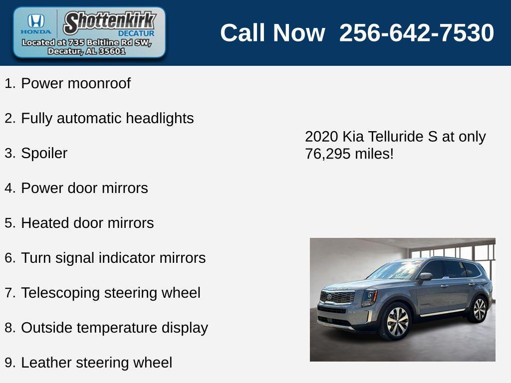 used 2020 Kia Telluride car, priced at $24,236