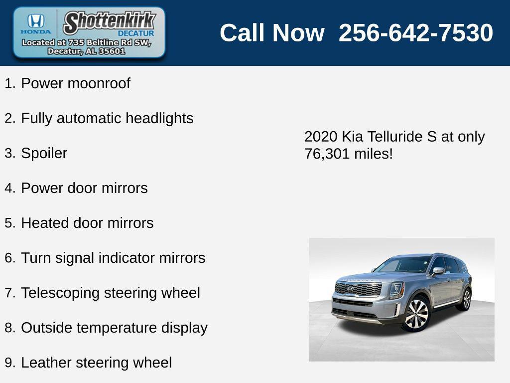 used 2020 Kia Telluride car, priced at $22,905