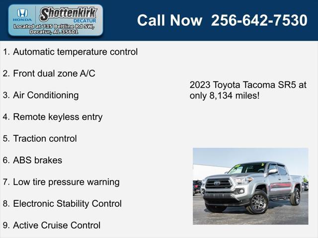 used 2023 Toyota Tacoma car, priced at $36,830