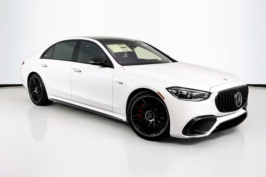 new 2025 Mercedes-Benz AMG S 63 E car, priced at $203,715