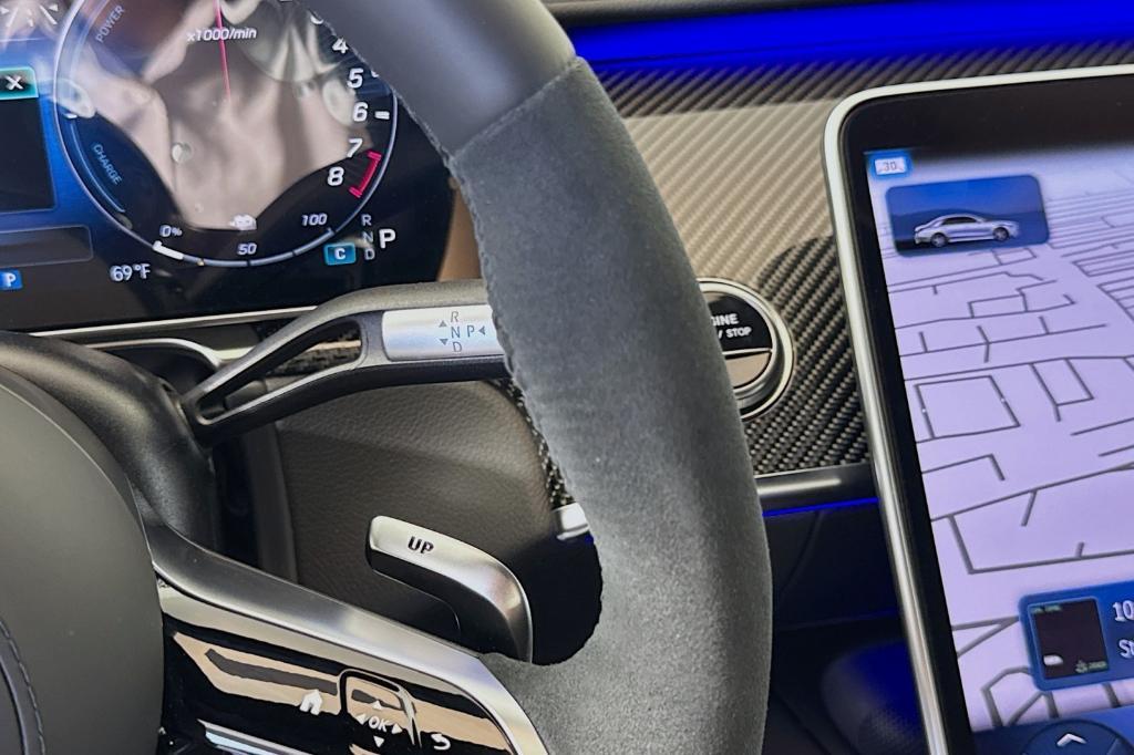 new 2025 Mercedes-Benz AMG S 63 E car, priced at $203,715