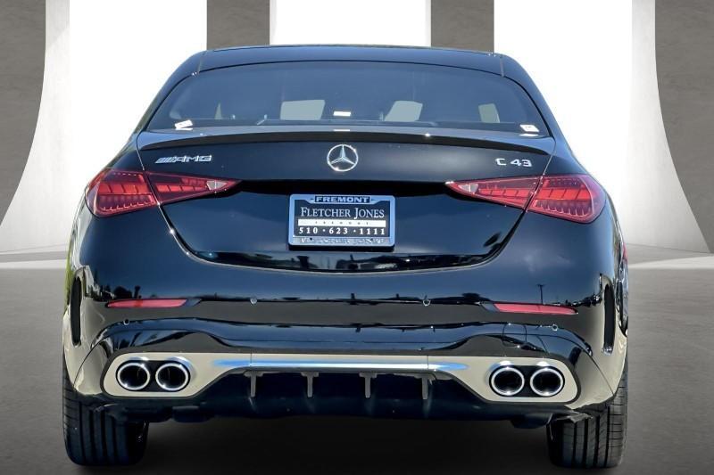 new 2024 Mercedes-Benz AMG C 43 car, priced at $65,700