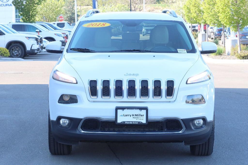 used 2018 Jeep Cherokee car, priced at $16,764
