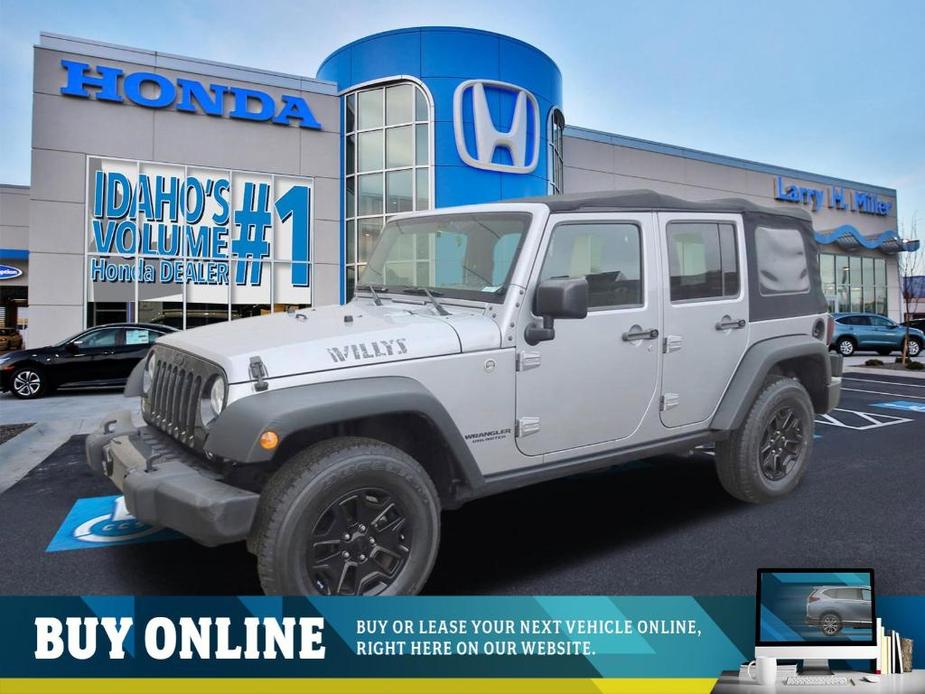 used 2015 Jeep Wrangler Unlimited car, priced at $18,998