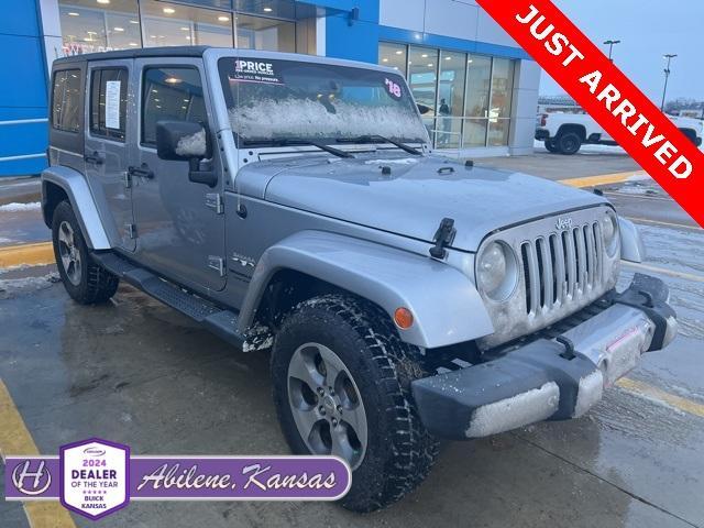 used 2018 Jeep Wrangler JK Unlimited car, priced at $22,999