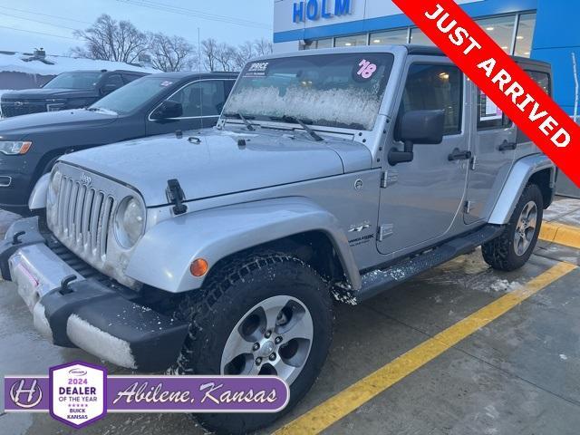 used 2018 Jeep Wrangler JK Unlimited car, priced at $22,999