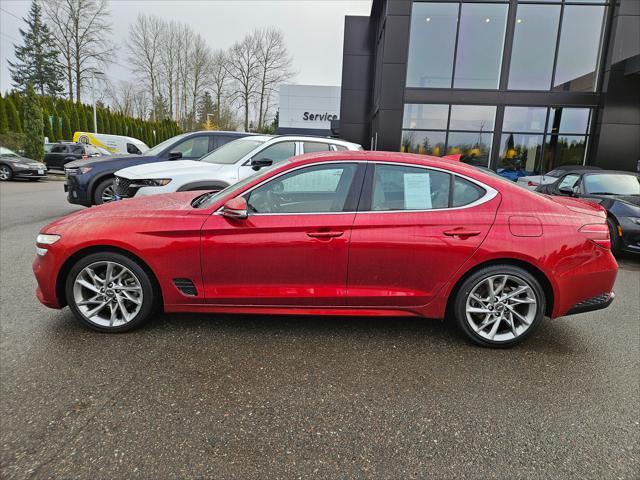 used 2022 Genesis G70 car, priced at $27,047