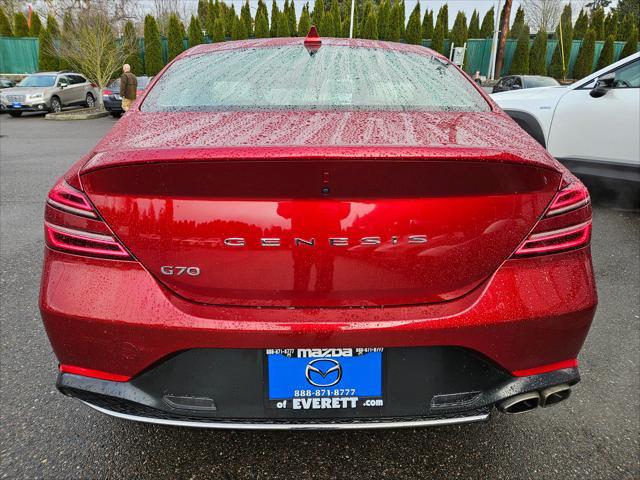 used 2022 Genesis G70 car, priced at $27,047