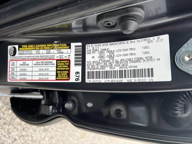 used 2023 Toyota Tacoma car, priced at $36,500