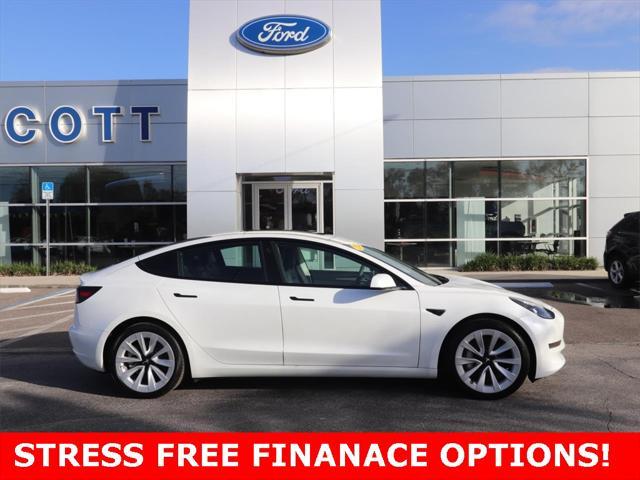 used 2021 Tesla Model 3 car, priced at $25,502