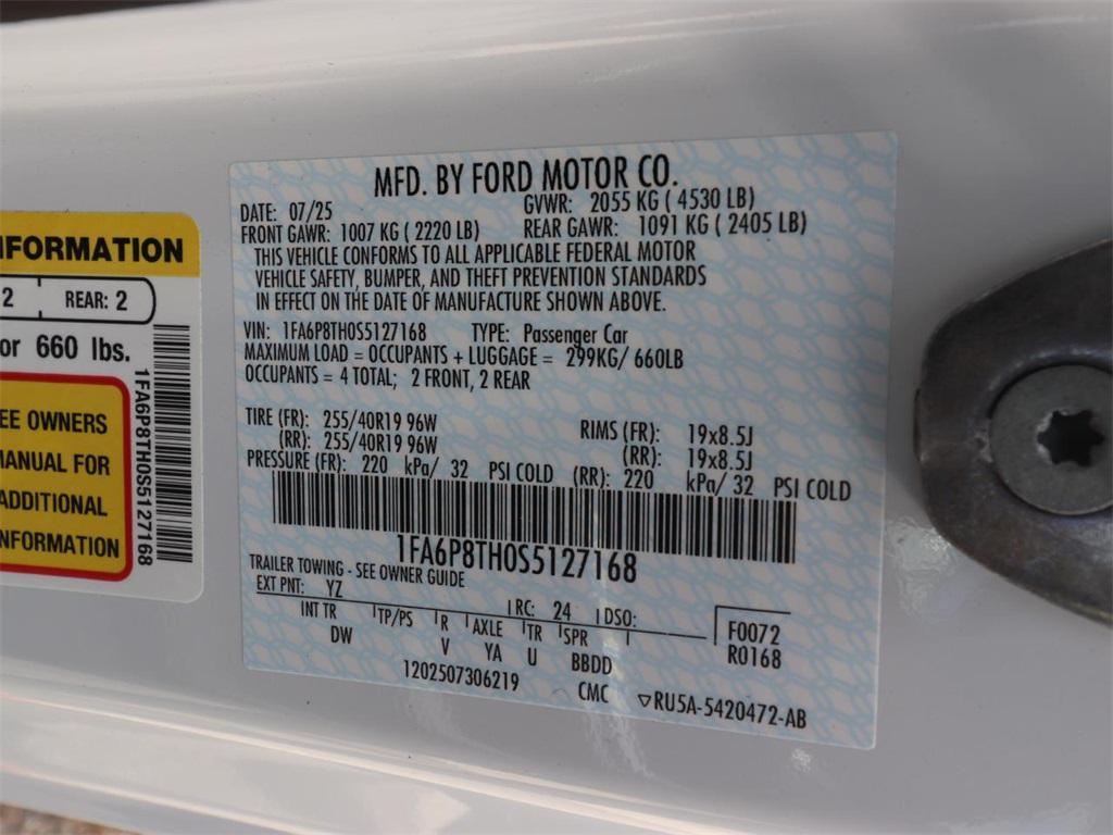 new 2025 Ford Mustang car, priced at $30,568