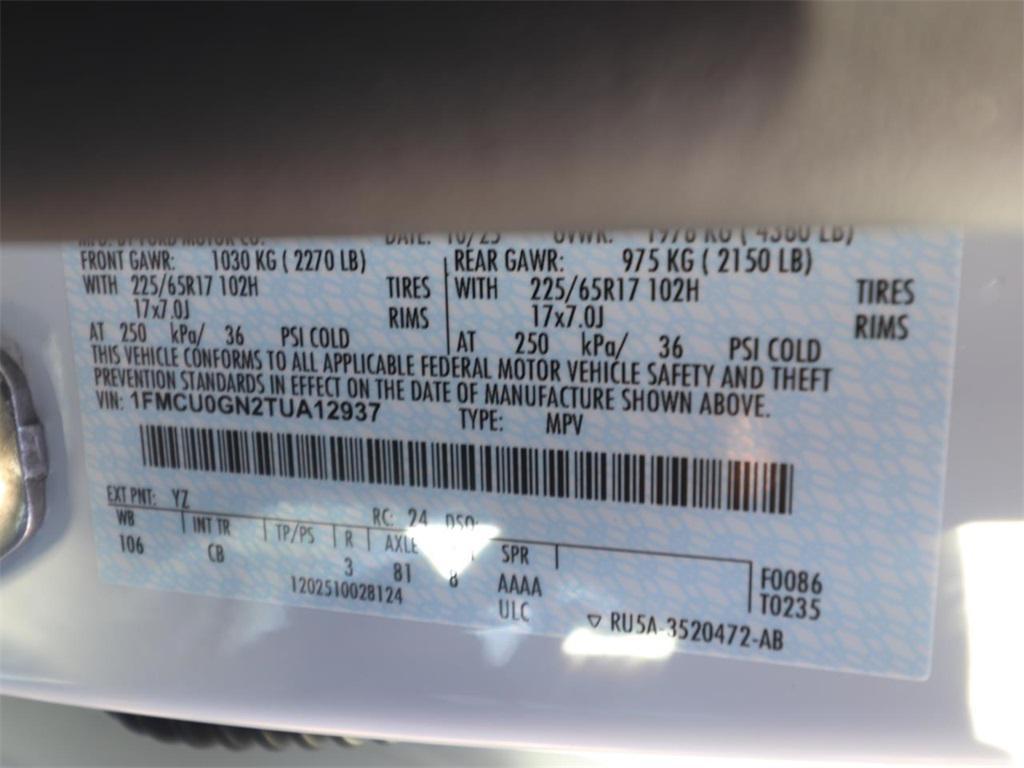 new 2026 Ford Escape car, priced at $26,399