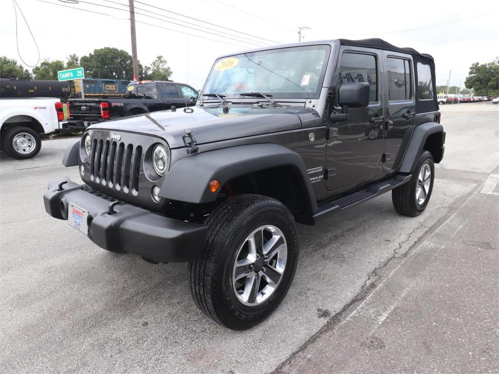 used 2016 Jeep Wrangler Unlimited car, priced at $15,949
