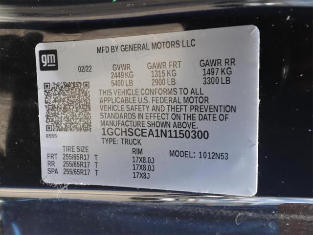 used 2022 Chevrolet Colorado car, priced at $20,989