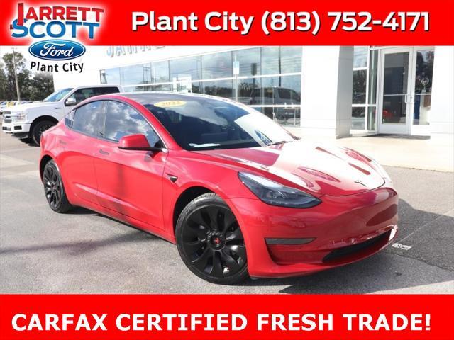 used 2022 Tesla Model 3 car, priced at $19,841