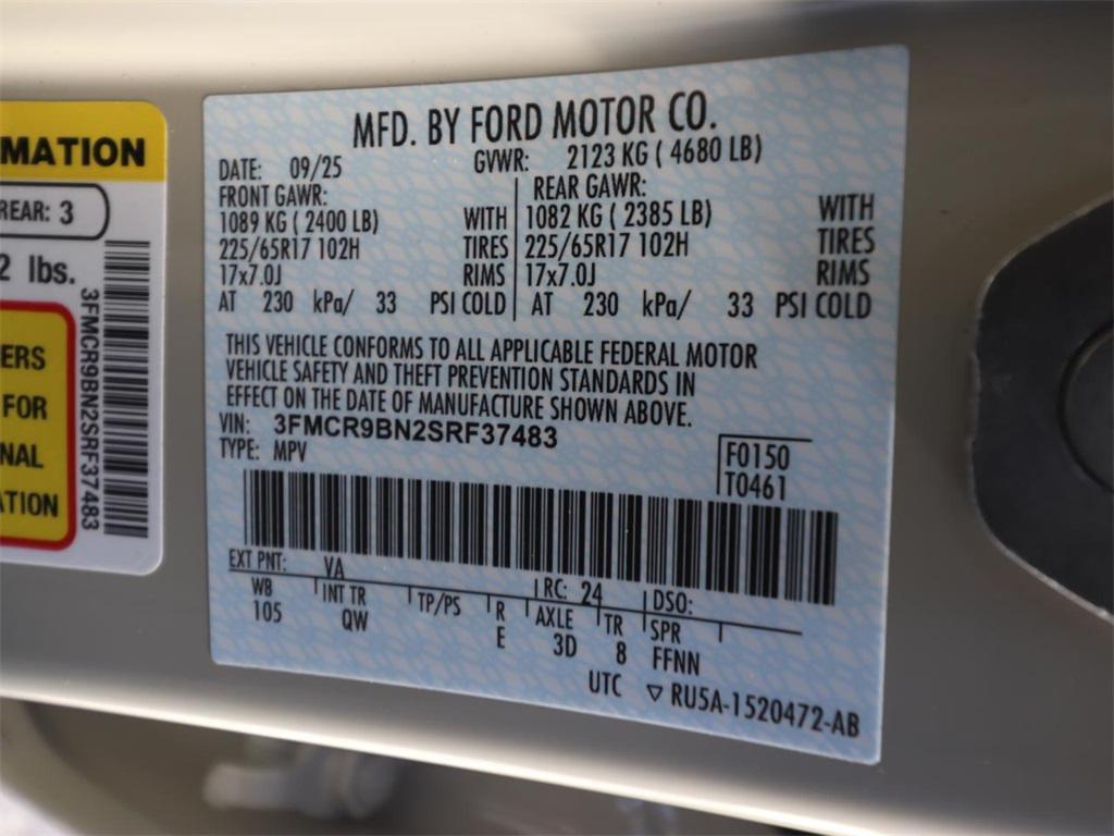 new 2025 Ford Bronco Sport car, priced at $28,392