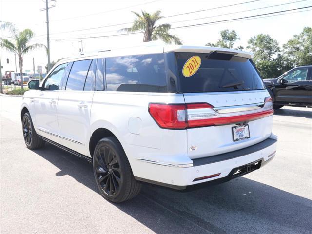 used 2021 Lincoln Navigator car, priced at $50,989
