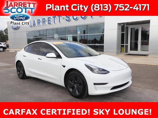 used 2021 Tesla Model 3 car, priced at $23,499