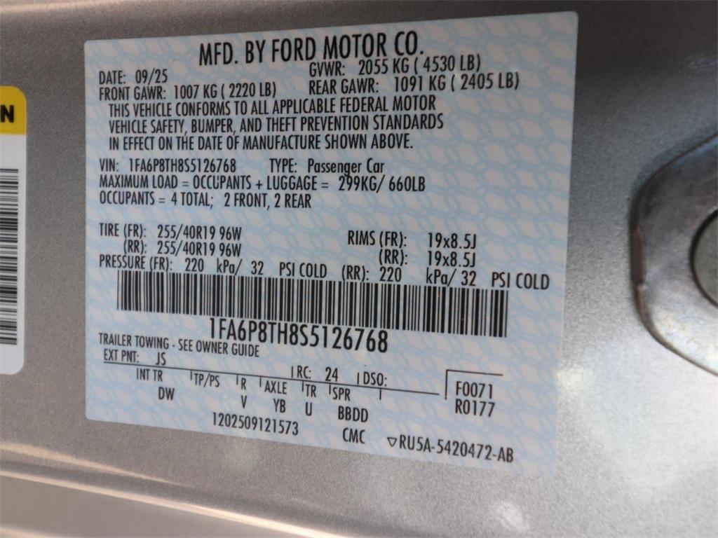 new 2025 Ford Mustang car, priced at $28,195