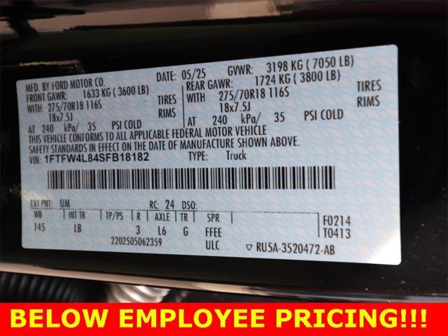 new 2025 Ford F-150 car, priced at $58,842