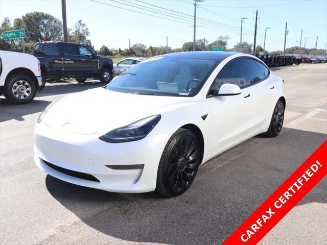 used 2023 Tesla Model 3 car, priced at $34,990