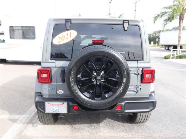 used 2021 Jeep Wrangler Unlimited 4xe car, priced at $30,841