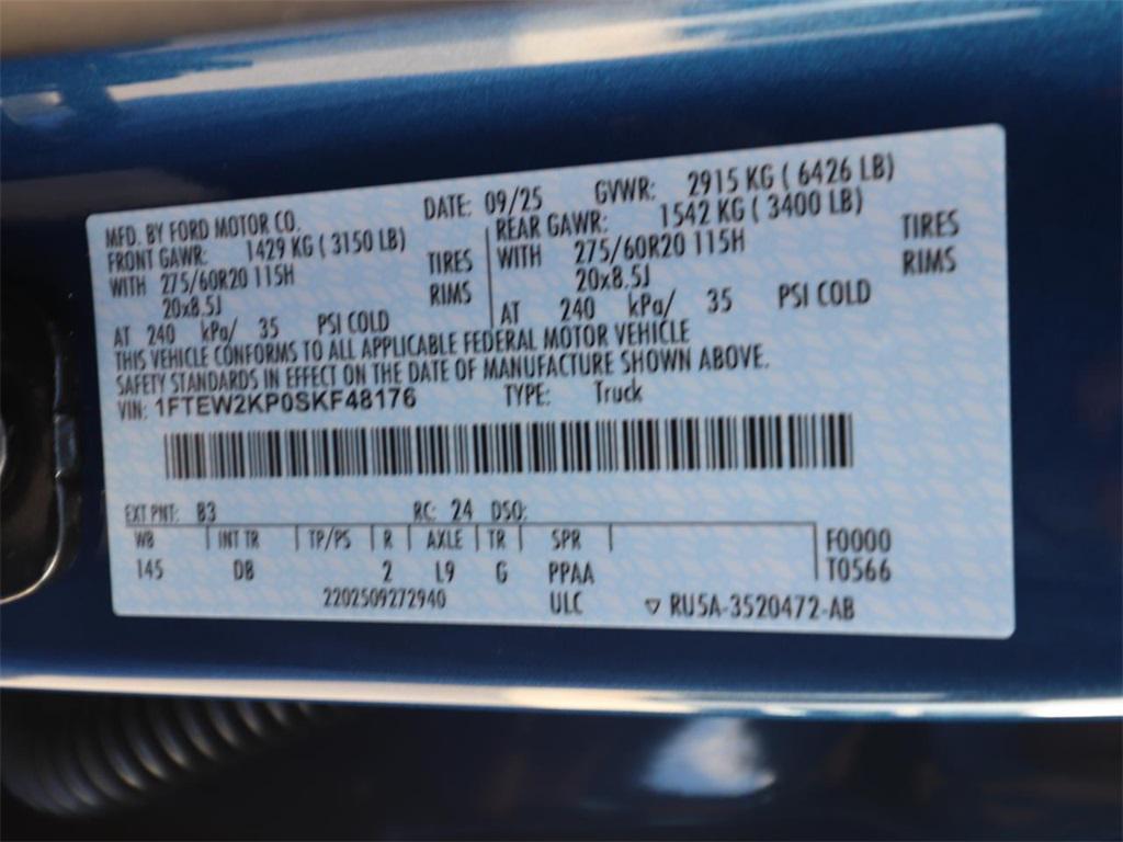 new 2025 Ford F-150 car, priced at $43,520