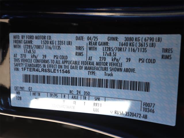 new 2025 Ford Ranger car, priced at $57,415