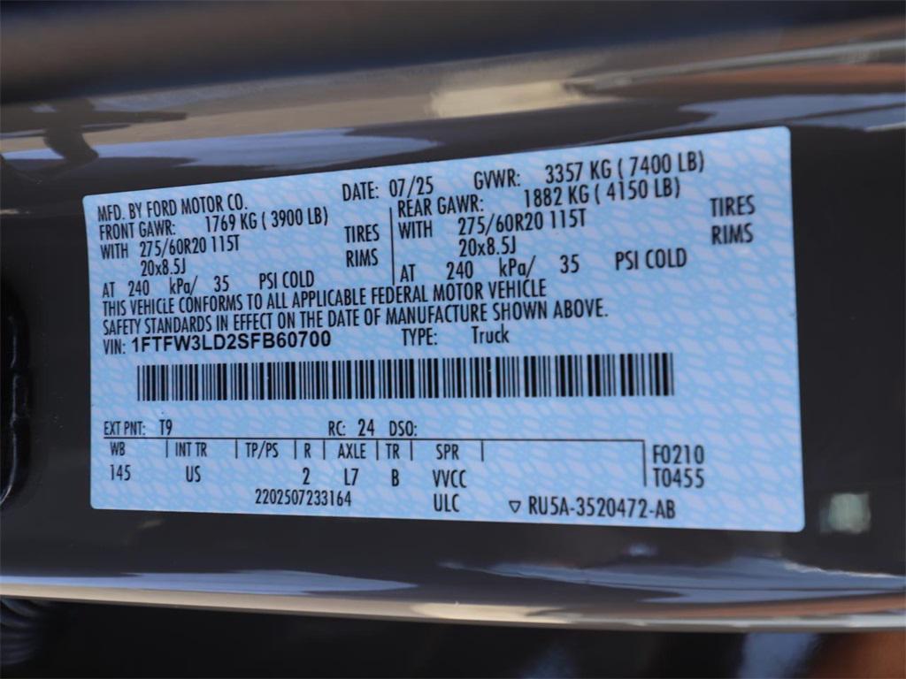 new 2025 Ford F-150 car, priced at $56,755