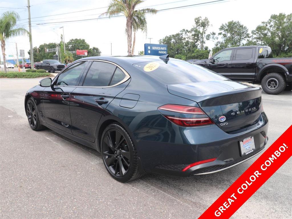 used 2023 Genesis G70 car, priced at $31,062